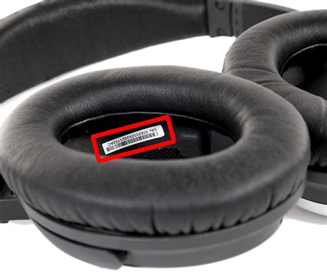 , and a different one for the whole set. . Bose headphones serial number